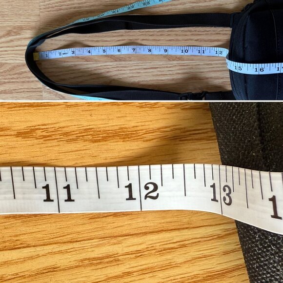 Herschel Black Mini Crossbody Belt Small Bag Utility Adjustable Strap Premium Qu - Picture 14 of 15